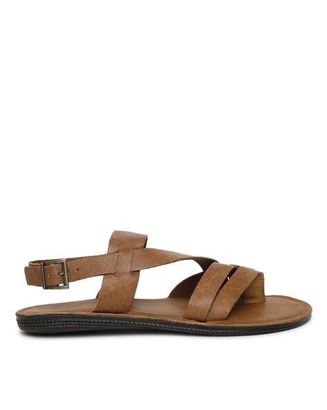 Buy Brown Leather Chappal for Women Online at Fabindia | 20123961