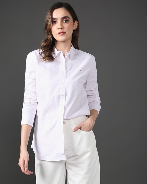 Buy White Shirts for Women by TOMMY HILFIGER Online Ajio