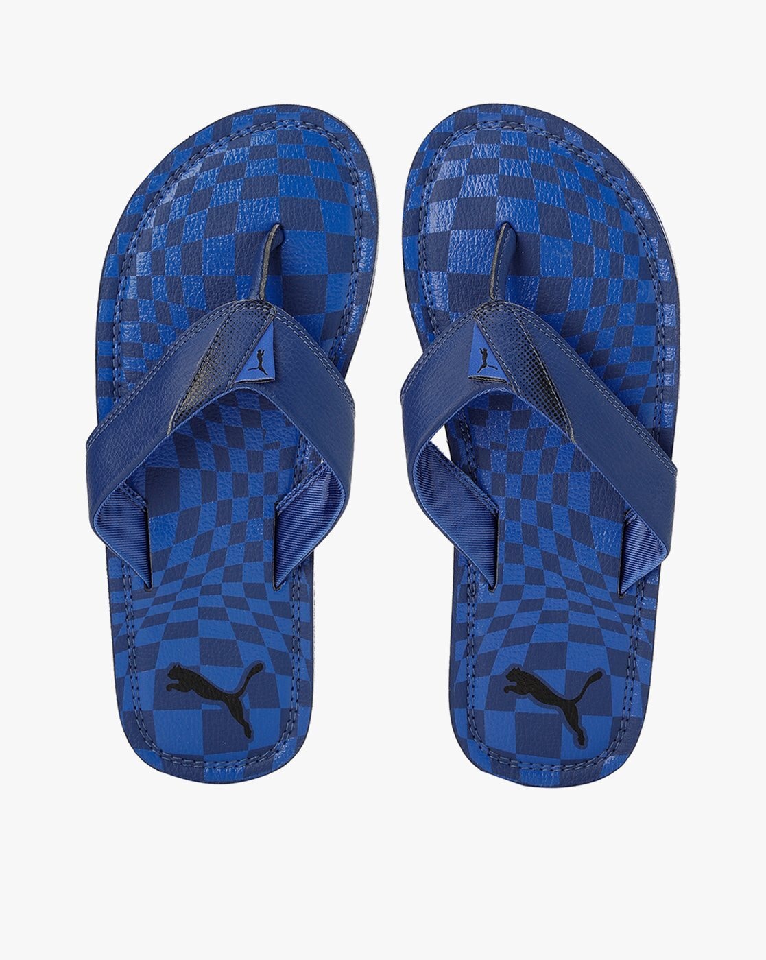 Puma blue shop slippers