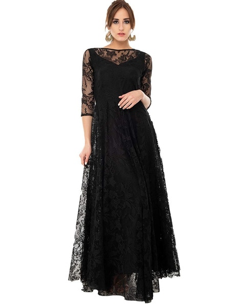 Rhialyn Mini Dress - Long Sleeve Sheer Dress in Black | Showpo USA
