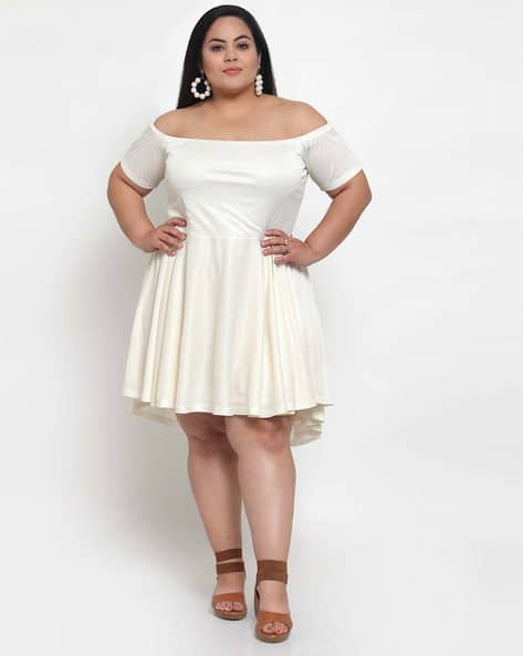 Petite Dresses Calvin Klein Illusion Sleeve Dress Plus Size - Main Image