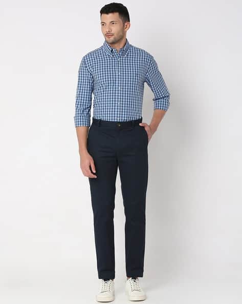 Buy BROOKS BROTHERS Gingham Checked Shirt with Button-Down Collar 
