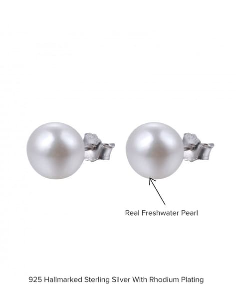 Diamond Cluster With Culture Grey Pearl Earrings by Montresor – Jewel Box  by ARNAV