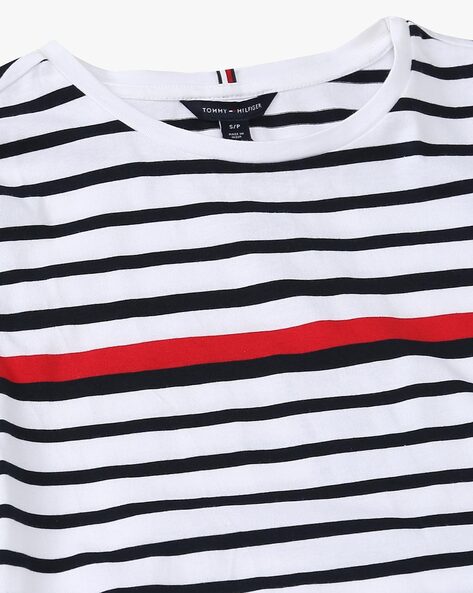 Tommy hilfiger striped online t shirt