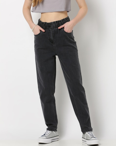 Black Mom Fit Jeans – Bluer-calidas.vn