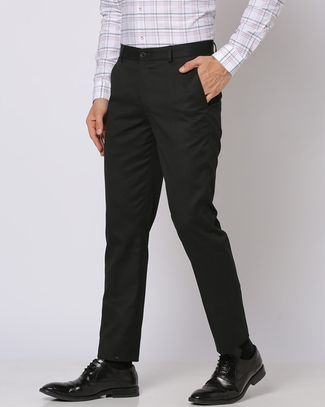 Buy Navy Blue Trousers & Pants for Men by Metal Online | Ajio.com