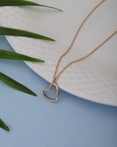 Personalized Dual Name Heart Pendant Necklace