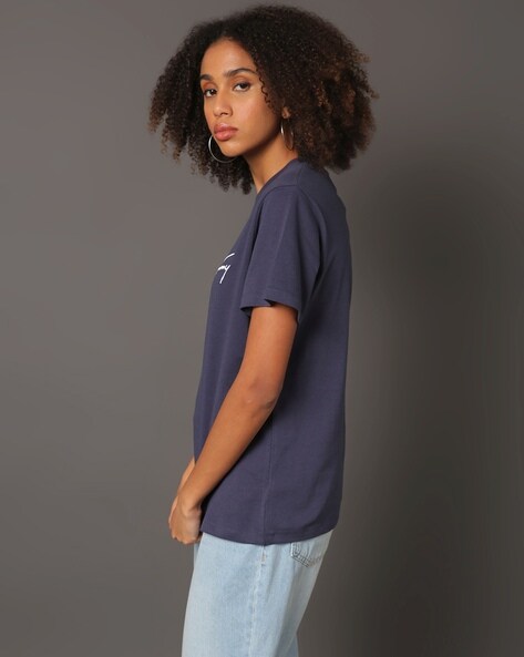 Tommy Hilfiger Women's T-Shirt Navy Blue (RRP £30) – PRIME