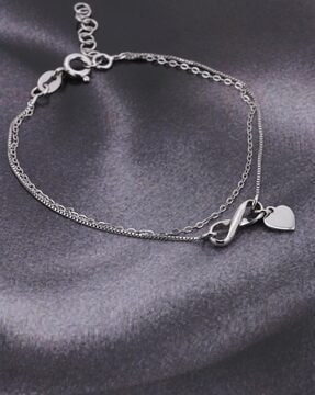 New design beautiful German silver bracelet for girls and women-seedfund.vn