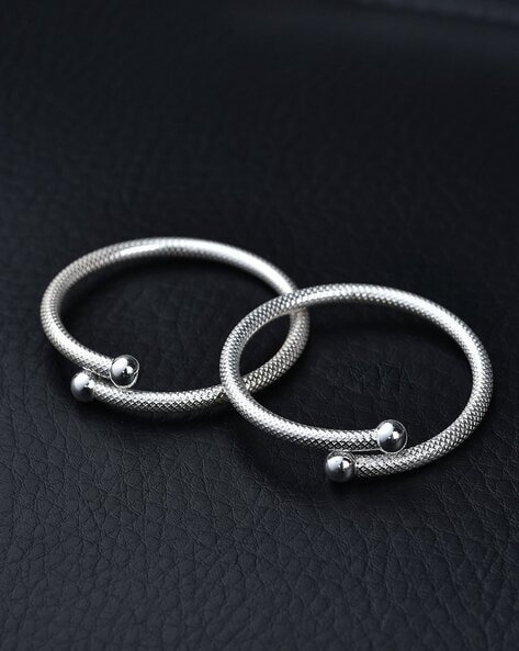 Silver kada for newborn on sale baby