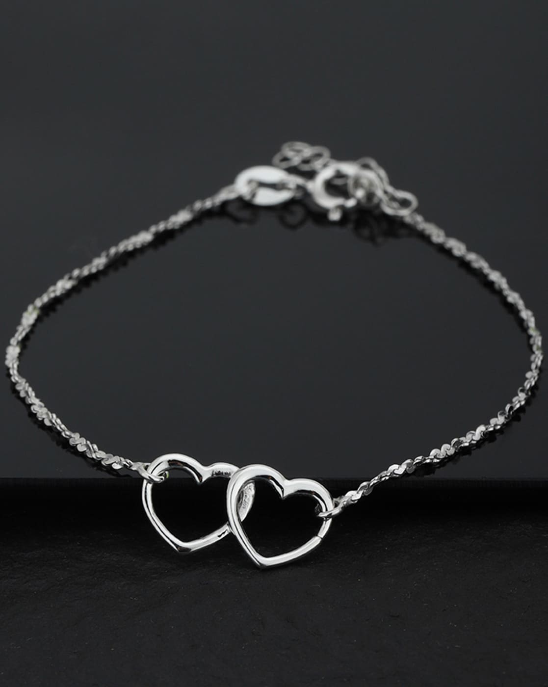 2PCS Silver Color Bracelets Set Couple Heart Adjustable Bracelet for Women   China Bracelet and Jewelry price  MadeinChinacom