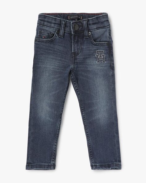 Dark Blue Denim Jeans for Boys