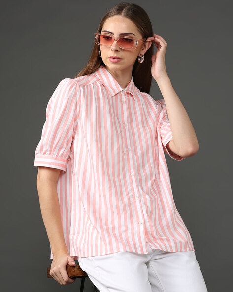 Tommy hilfiger striped online shirt