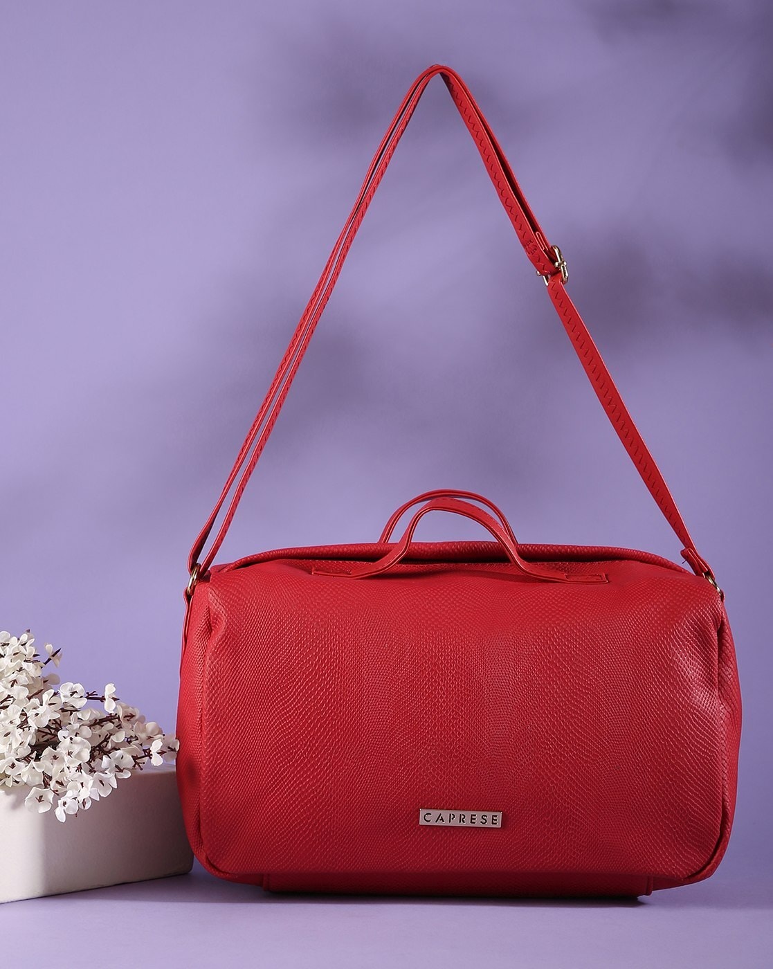 Caprese red shop sling bag