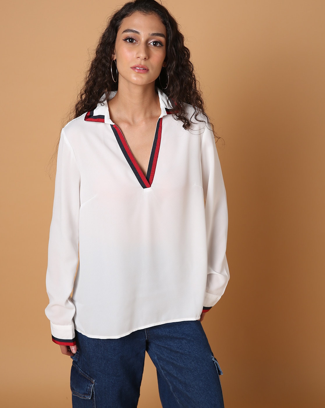 Buy White Tops for Women by TOMMY HILFIGER Online