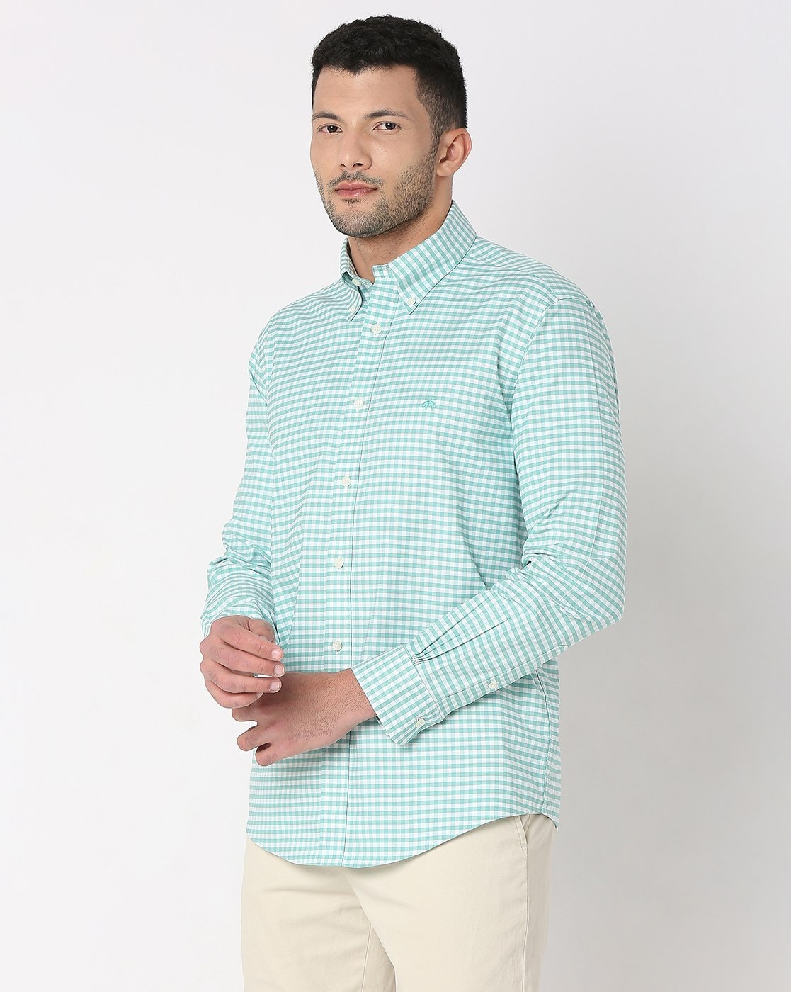 brooks brothers gingham shirt