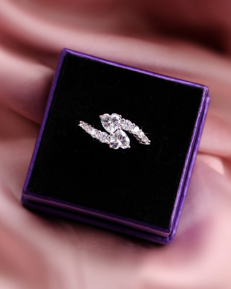 Unique Designer Sterling Silver 32-Gemstone Ring