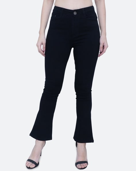 Buy Dark Black Jeans & Jeggings for Women by Fck-3 Online