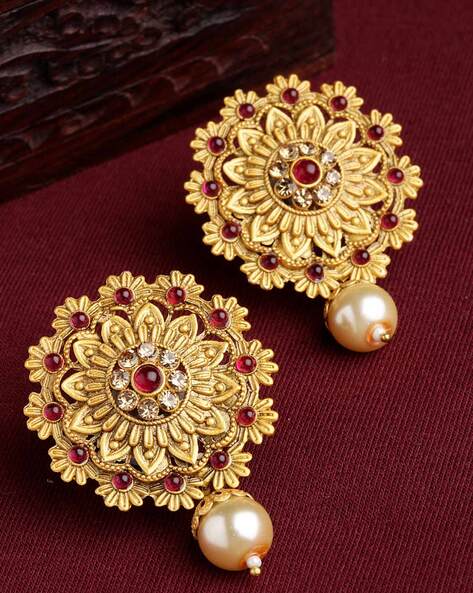 DSC01993.JPG (424×305) | Gold earrings designs, Gold earrings models, Gold  earrings indian