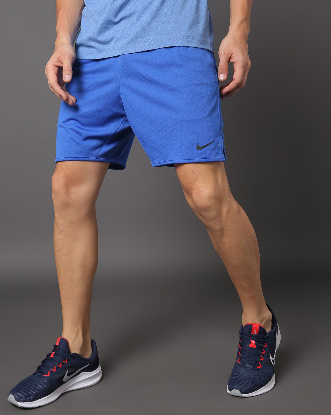 Mens nike blue on sale shorts