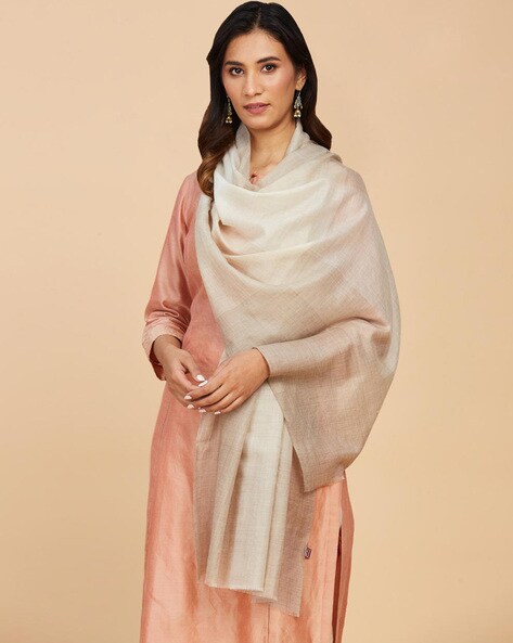 Woven Stole with Fringed Hem Price in India