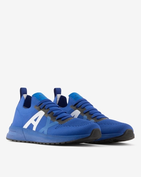 Armani shop blue sneakers