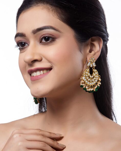 Shop Exquisite Pearl Chand Bali Earrings Collection at Rubans