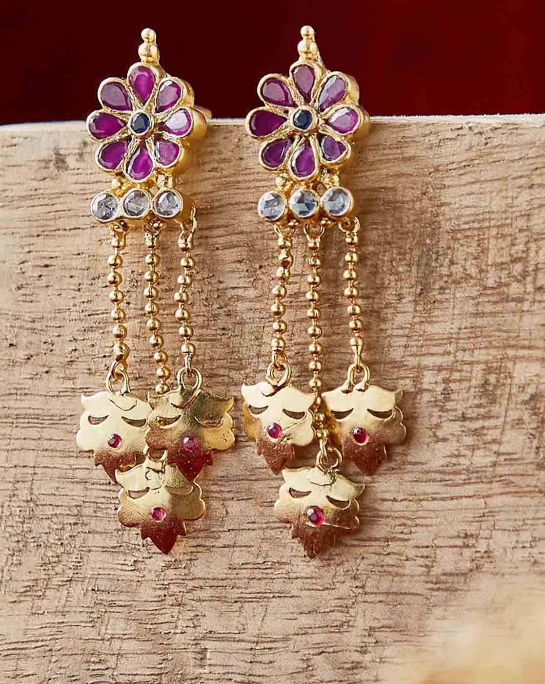 Fabindia Gold Plated Earrings - Buy Fabindia Gold Plated Earrings online in  India