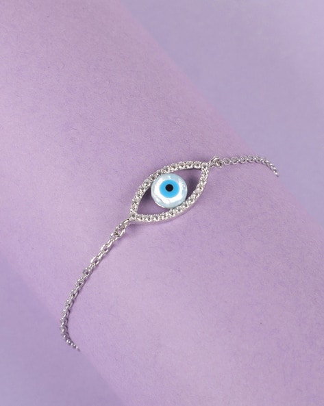 Details more than 115 silver evil eye bracelet