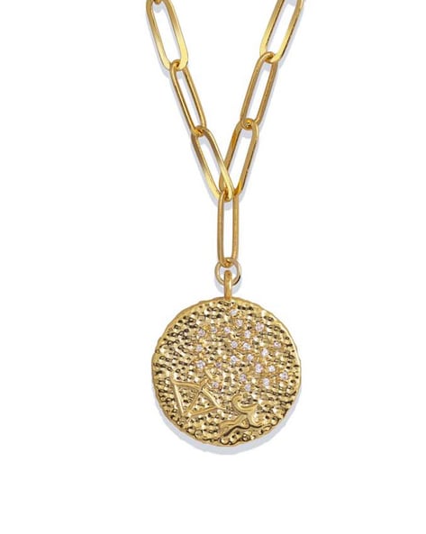 14k Solid Gold Starry Night Zodiac Constellation Diamond Necklace - Sa – by  charlotte