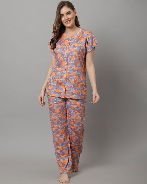 Womens camouflage online pyjamas