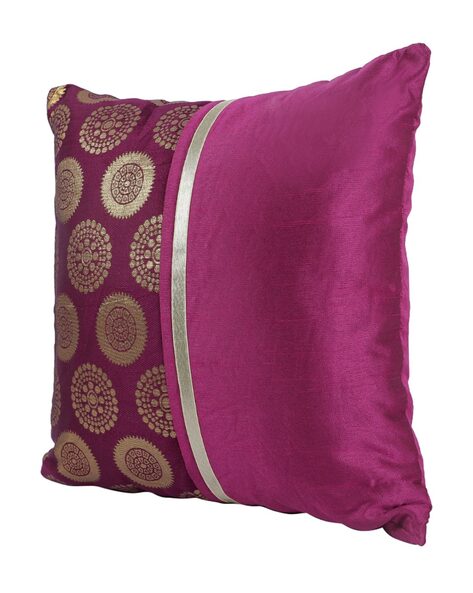 Buy Purple Gold Cushions Pillows for Home Kitchen by Homely By Romee Online Ajio