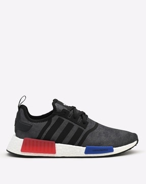 Buy Adidas Originals NMD R1 Lace Up Sneakers Black Color Men AJIO LUXE