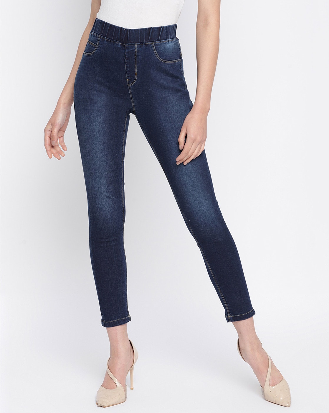 Buy Dark Blue Jeans & Jeggings for Women by TALES & STORIES Online