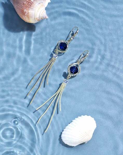 Blue on sale earrings online