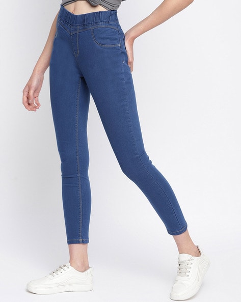 Jeggings with Elasticated Waist