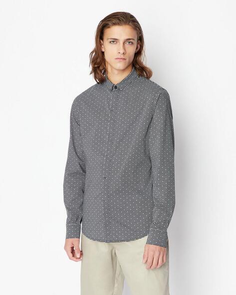 Armani exchange mens best sale shirts