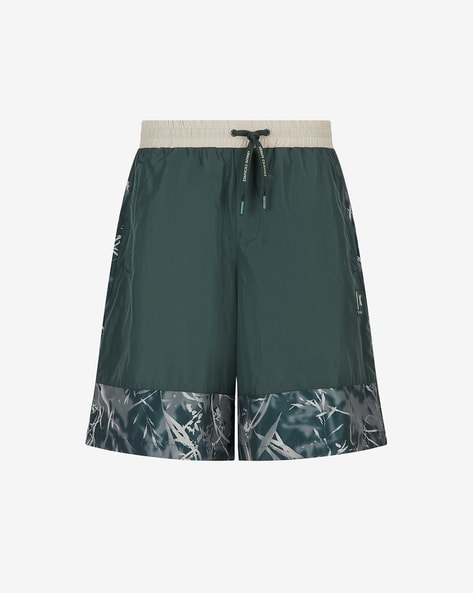 Armani all deals over print shorts