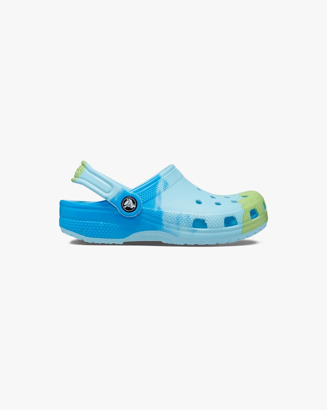 Blue tie outlet dye crocs