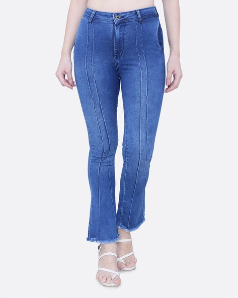 Buy Dark Blue Jeans & Jeggings for Women by Fck-3 Online