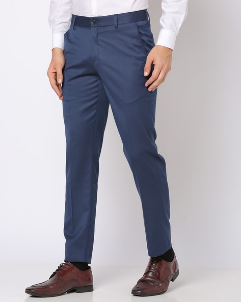 Buy John Players Men Solid Slim Fit Formal Trouser  Grey Online at Low  Prices in India  Paytmmallcom