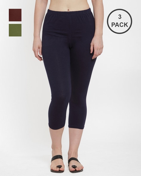 gracit women's capri leggings combo