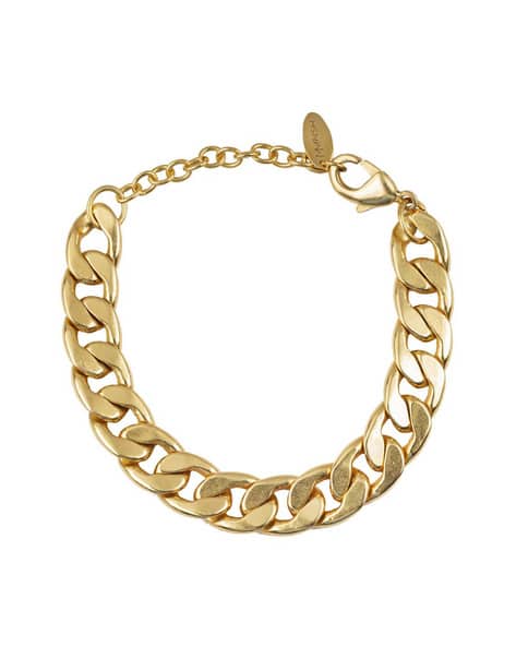 Buy Mnsh Cuban Link Chain Gold Color Women AJIO LUXE