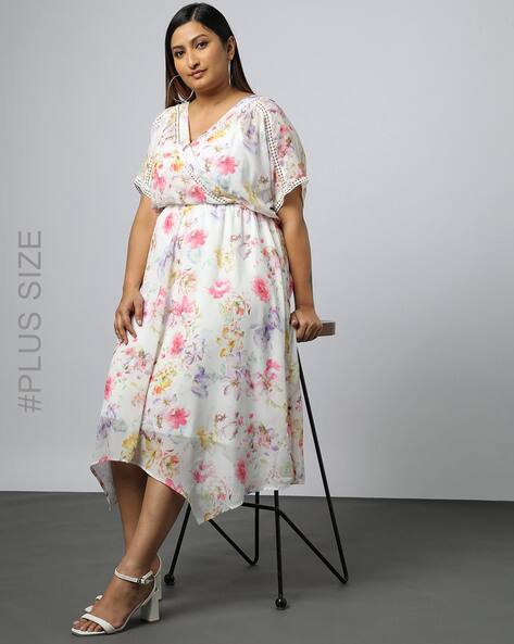 Buy Pink Dresses for Women by Outryt by AZORTE Online