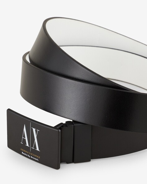 Armani exchange belt buckle best sale