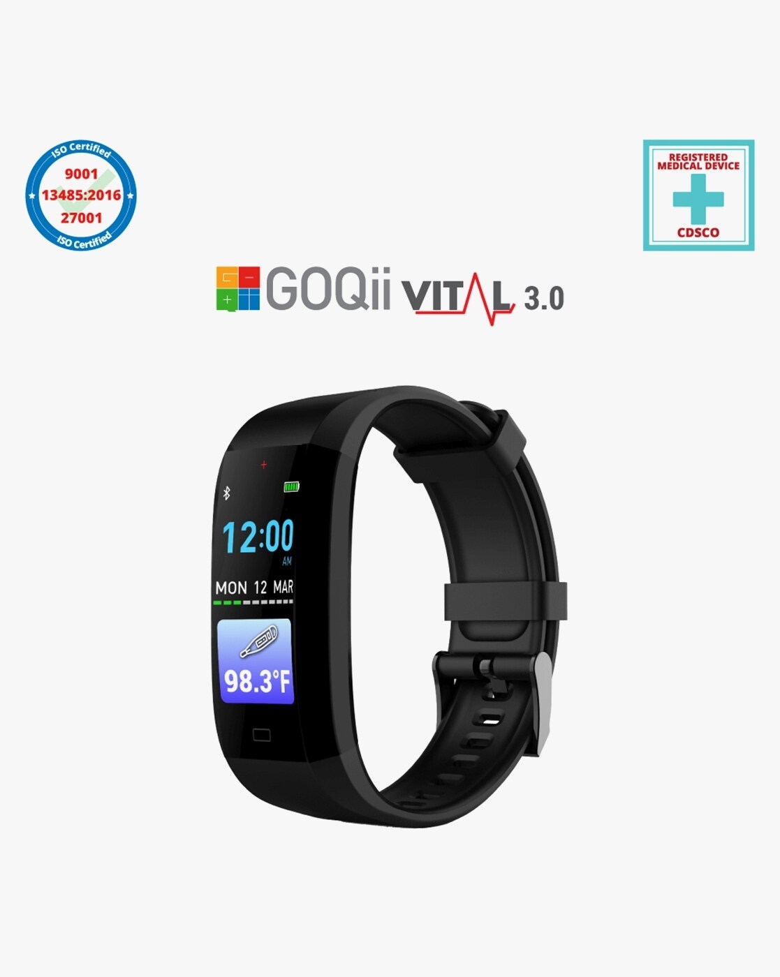 Goqii vital best sale 3.0 charging