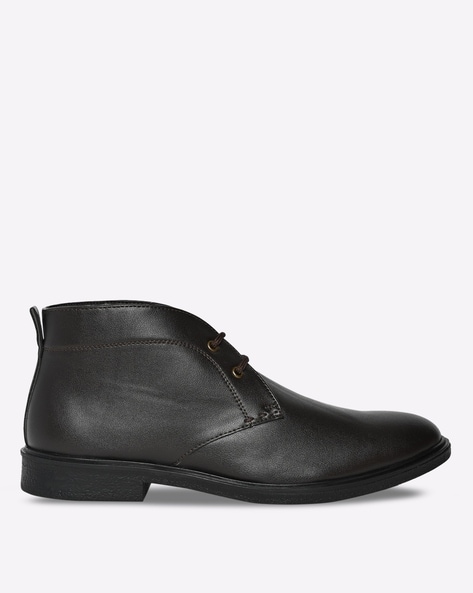 Carlton London Lace-Up Ankle-Length Boots