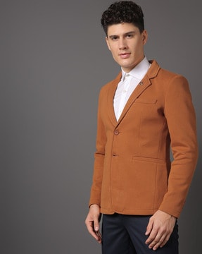 Rust hot sale orange blazer