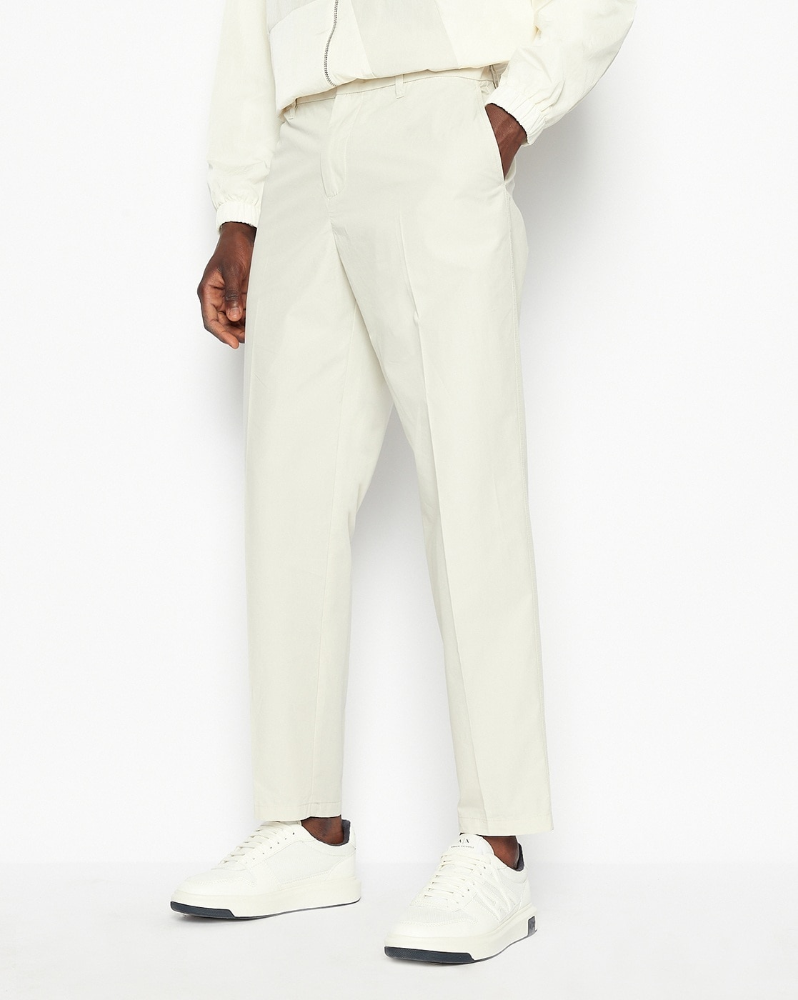 Buy White Trousers & Pants for Men by ARMANI EXCHANGE Online 