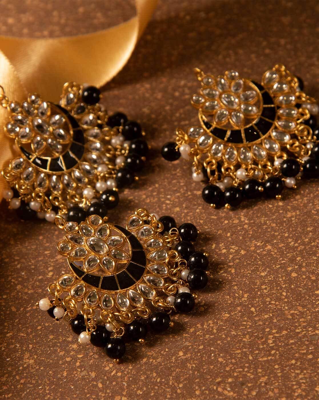 Earrings with maang tikka store under 200